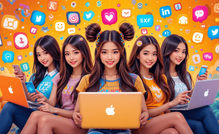 Fangs SocialMediaGirls Dive Into Digital Media Trends