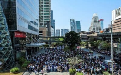 Photo: Tremors of an earthquake that is felt in Bangkok