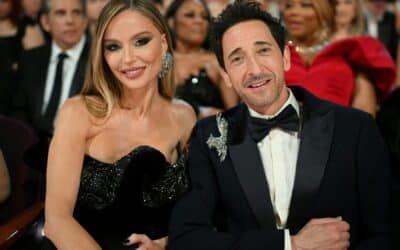 Adrien Brody gives the couple the speech of the Oscars of the Oscar de Georgina Chapman