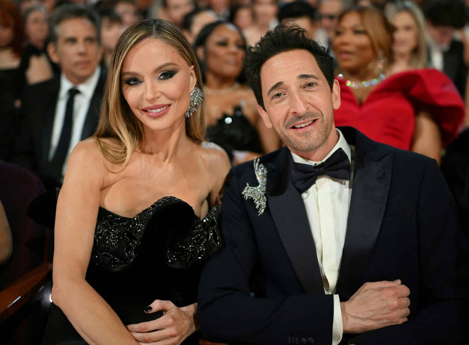 Adrien Brody gives the couple the speech of the Oscars of the Oscar de Georgina Chapman