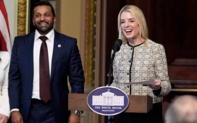 Photo: Pam Bondi, Kash Patel