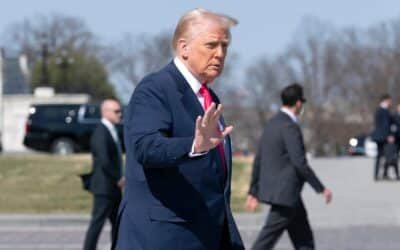 Photo: Donald Trump, Micheal Martin, Mike Johnson