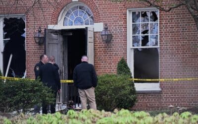 Photo: The researchers are on stage after a night fire in the official residence of the governor on Sunday, April 13, 2025 in Harrisburg, pa.