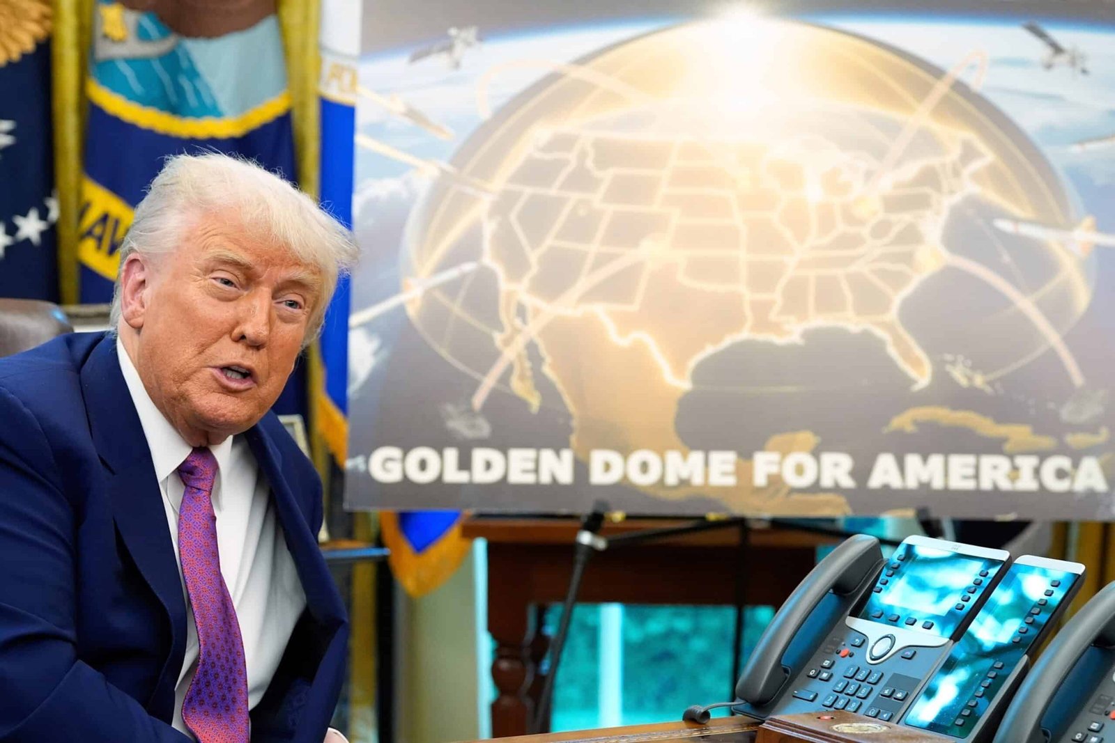 Trump's 'golden dome' runs the risk of space, says China