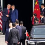 PHOTO: United States Donald Trump meets with the president of China, Xi, in South Korea